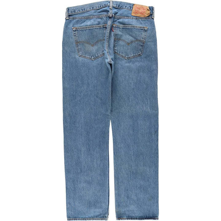 Levi's 501 straight denim pants for men, size W37 cotton blue type Vintage Second Hand