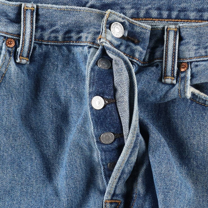 Levi's 501 straight denim pants for men, size W37 cotton blue type Vintage Second Hand