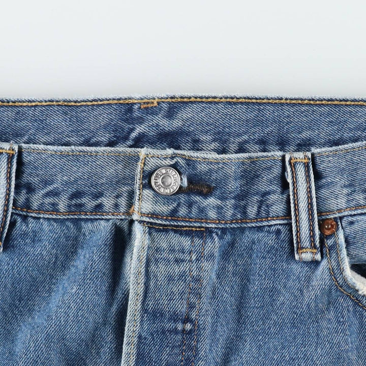 Levi's 501 straight denim pants for men, size W37 cotton blue type Vintage Second Hand