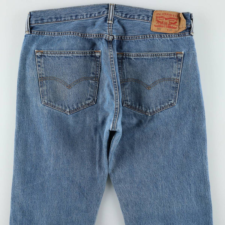 Levi's 501 straight denim pants for men, size W37 cotton blue type Vintage Second Hand