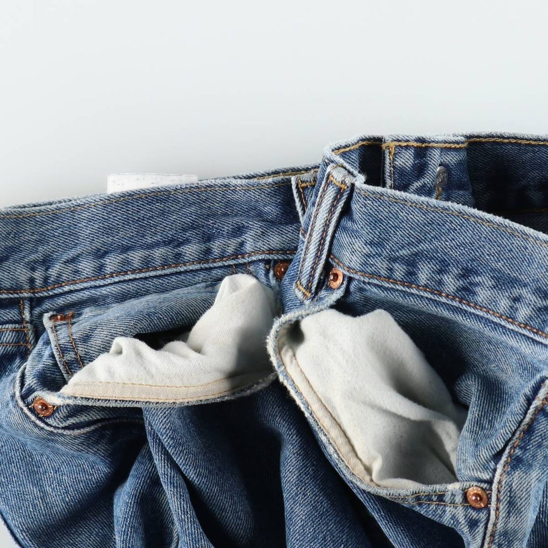 Levi's 501 straight denim pants for men, size W37 cotton blue type Vintage Second Hand