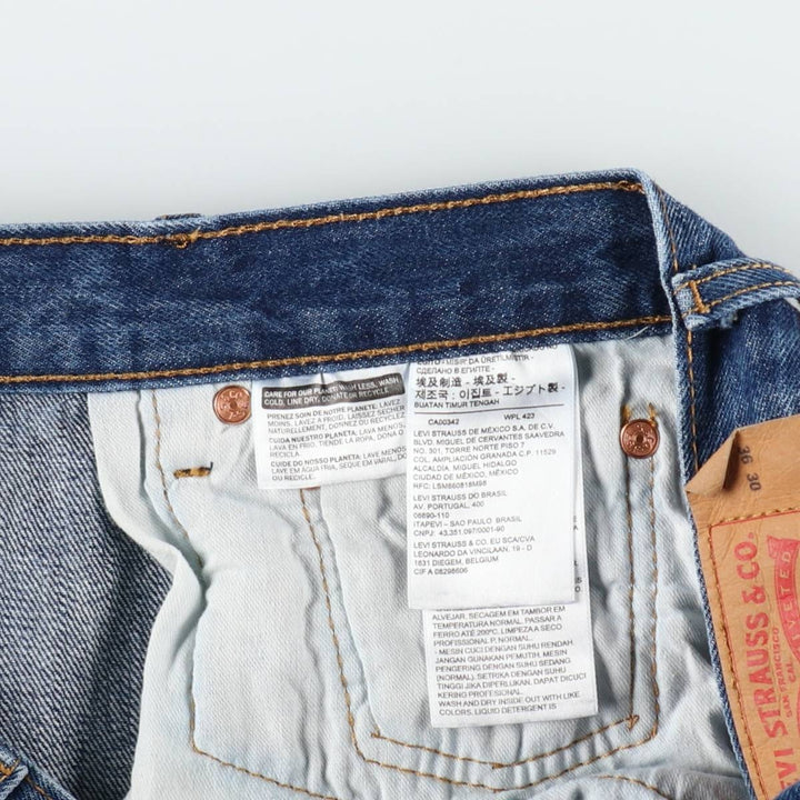 Levi's 501 straight denim pants for men, size W36 cotton blue type Vintage Second Hand