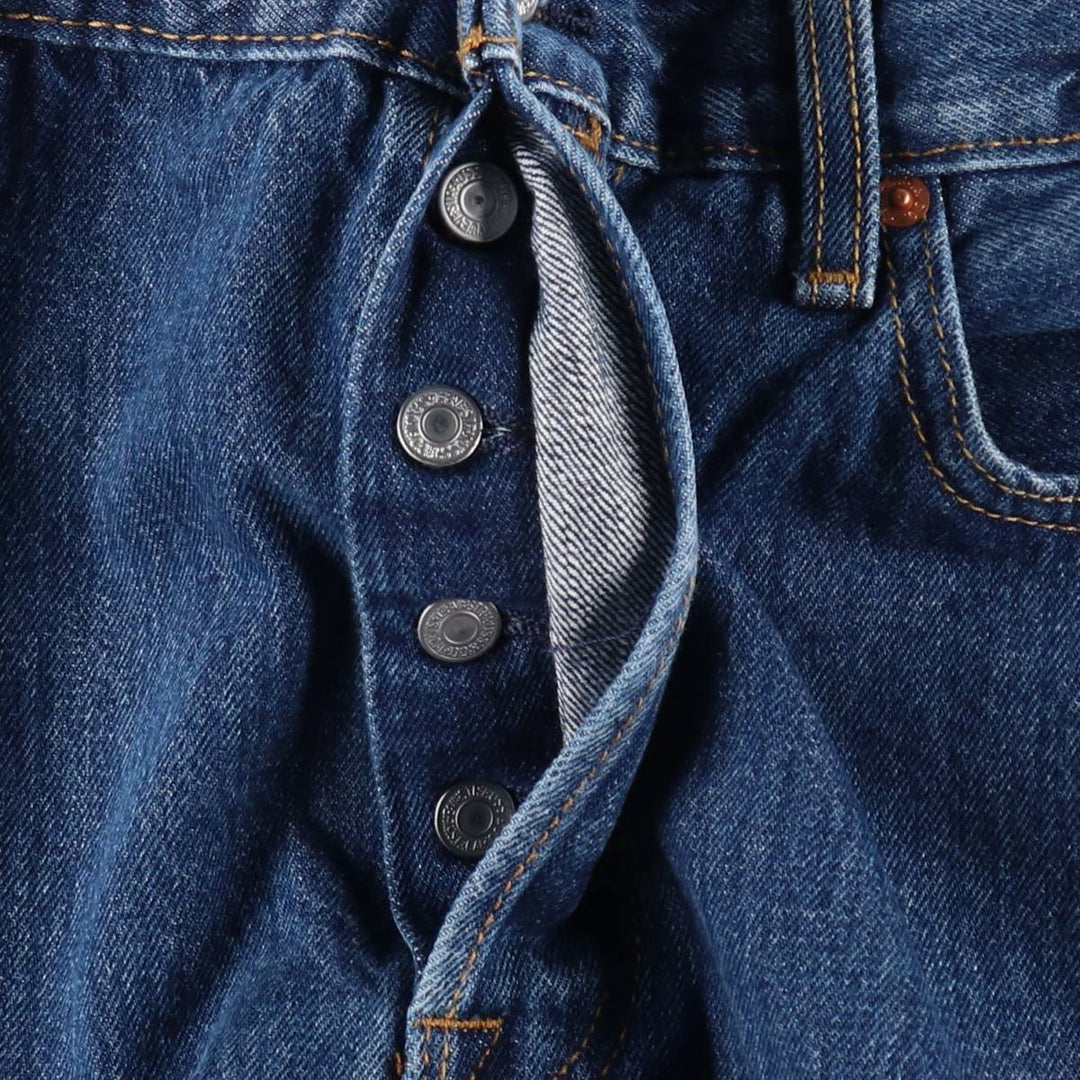 Levi's 501 straight denim pants for men, size W36 cotton blue type Vintage Second Hand