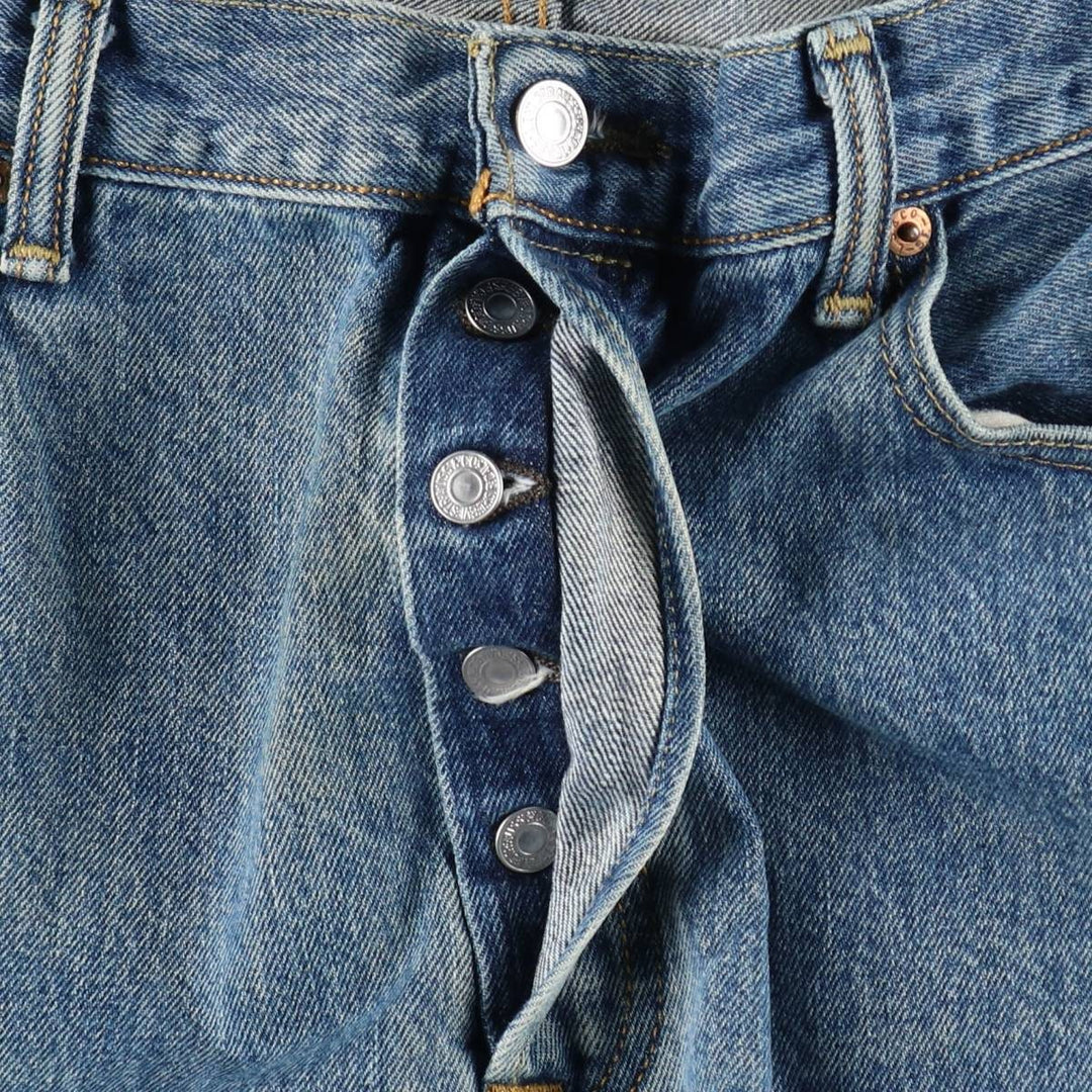 Levi's 501 straight denim pants for men, size W37 cotton blue type Vintage Second Hand