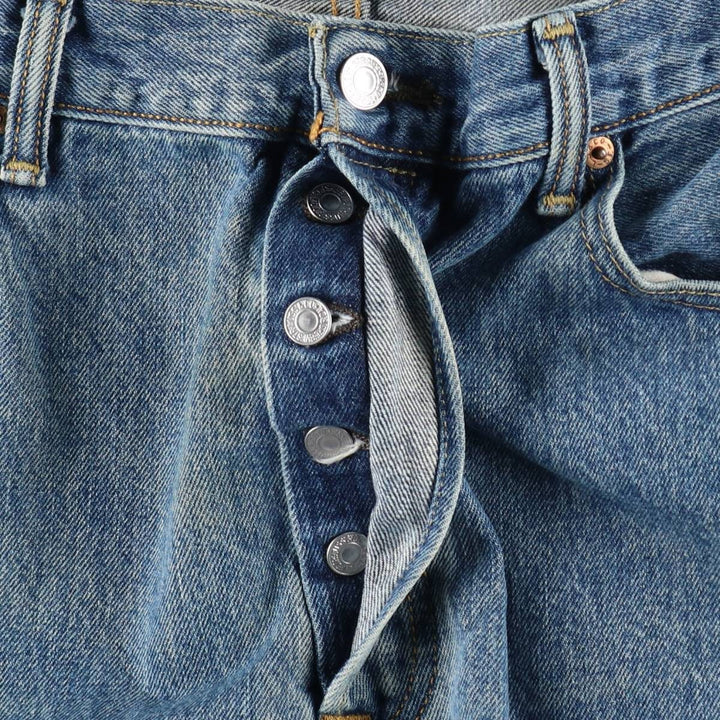 Levi's 501 straight denim pants for men, size W37 cotton blue type Vintage Second Hand