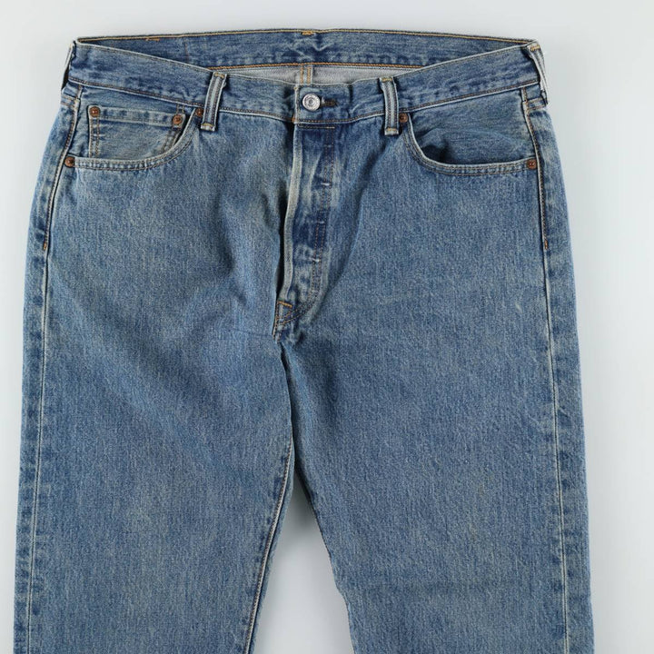Levi's 501 straight denim pants for men, size W37 cotton blue type Vintage Second Hand