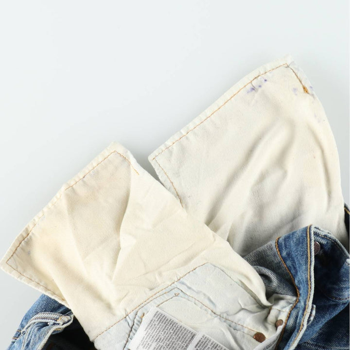 Levi's 501 straight denim pants for men, size W37 cotton blue type Vintage Second Hand