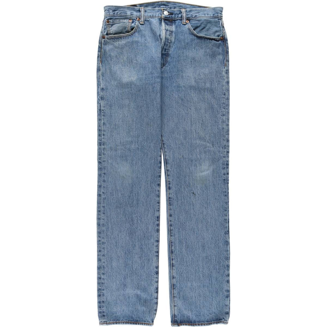 Levi's 501 straight denim pants for men, size W33 cotton blue type Vintage Second Hand