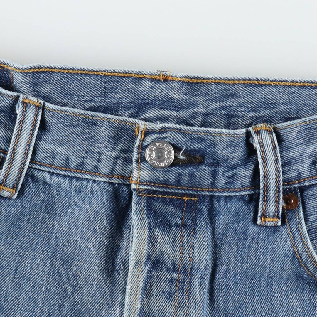 Levi's 501 straight denim pants for men, size W33 cotton blue type Vintage Second Hand