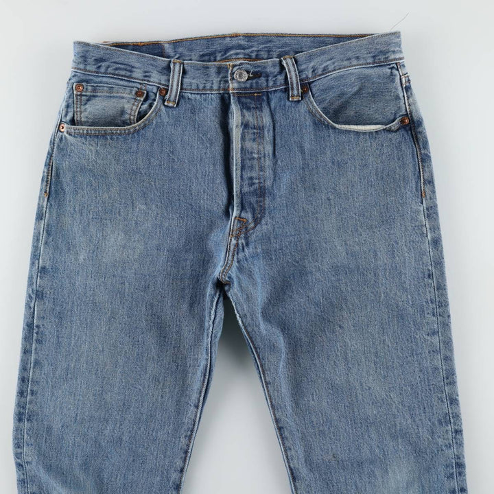 Levi's 501 straight denim pants for men, size W33 cotton blue type Vintage Second Hand