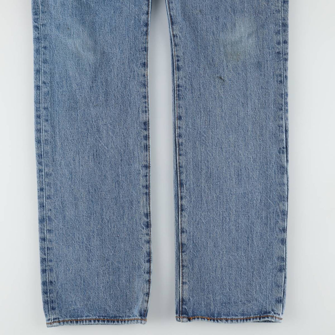 Levi's 501 straight denim pants for men, size W33 cotton blue type Vintage Second Hand