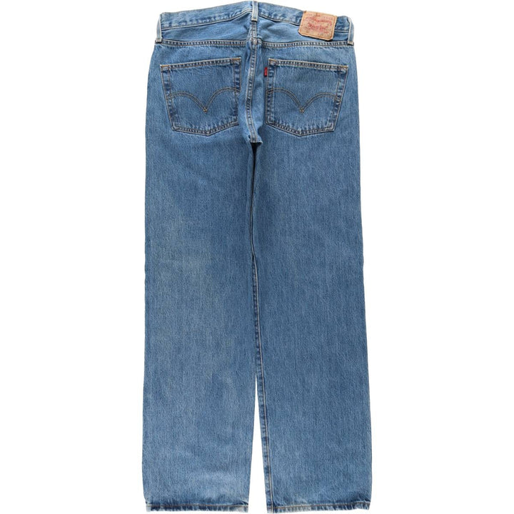 Levi's 501 straight denim pants for men, size W36 cotton blue type Vintage Second Hand