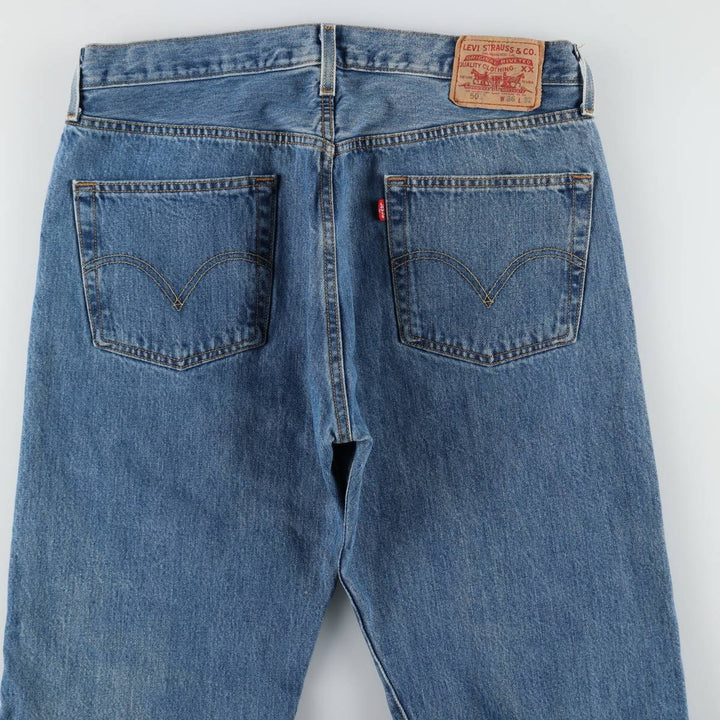 Levi's 501 straight denim pants for men, size W36 cotton blue type Vintage Second Hand