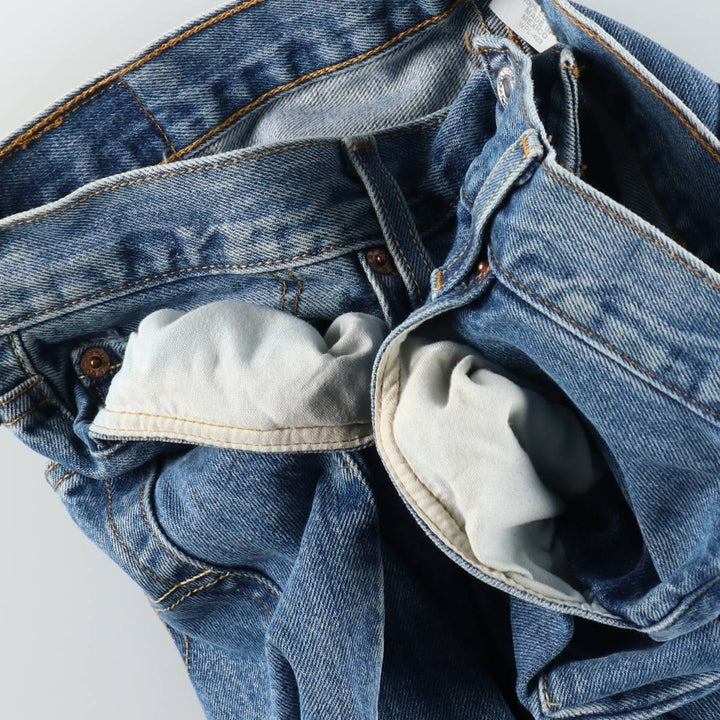 Levi's 501 straight denim pants for men, size W36 cotton blue type Vintage Second Hand