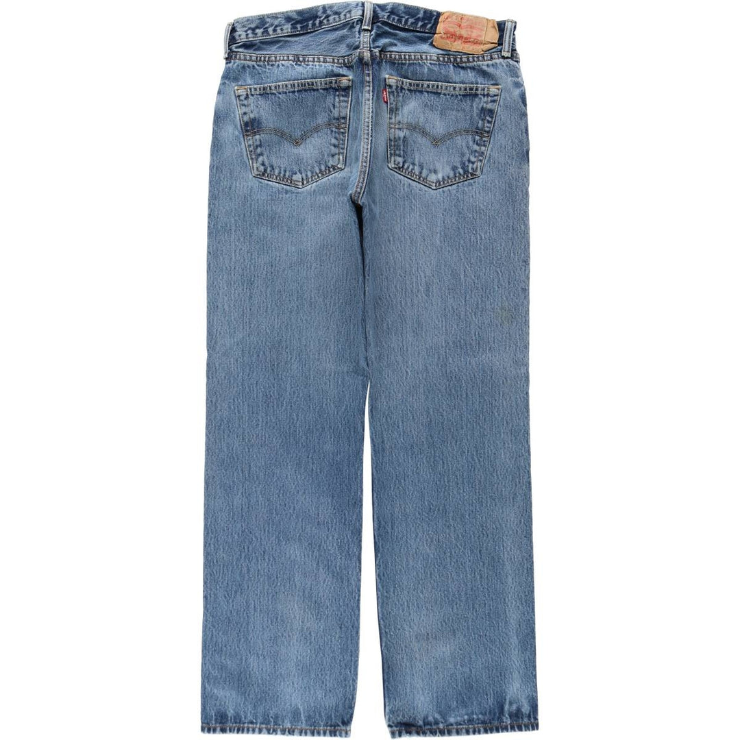 Levi's 501 straight denim pants for men, size W36 cotton blue type Vintage Second Hand