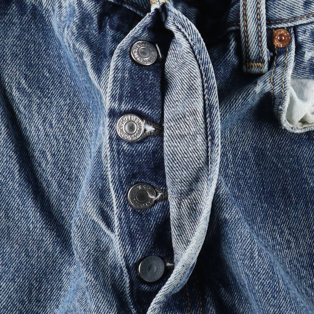 Levi's 501 straight denim pants for men, size W36 cotton blue type Vintage Second Hand