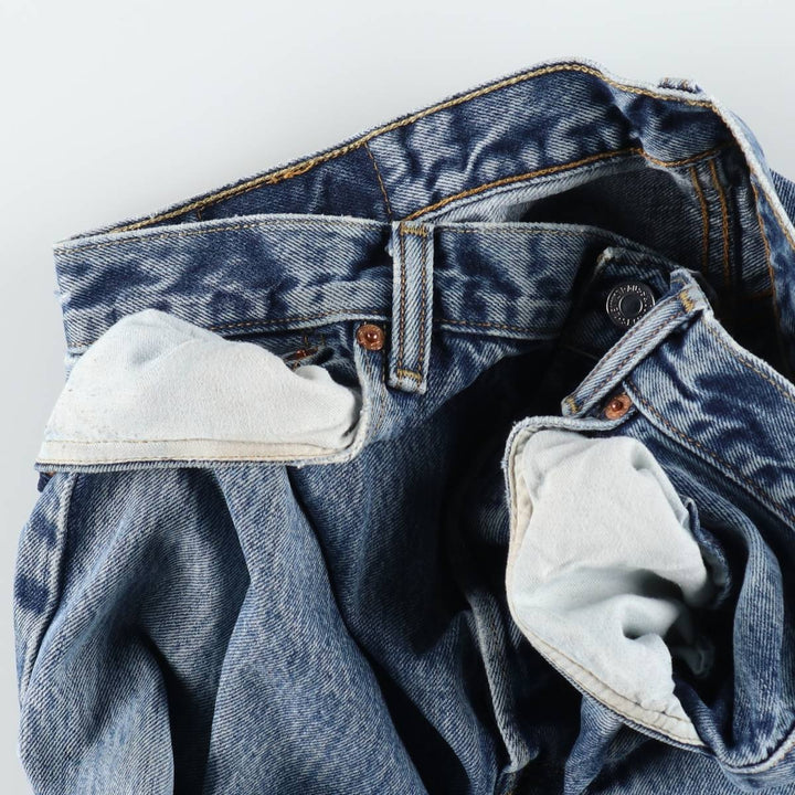 Levi's 501 straight denim pants for men, size W36 cotton blue type Vintage Second Hand
