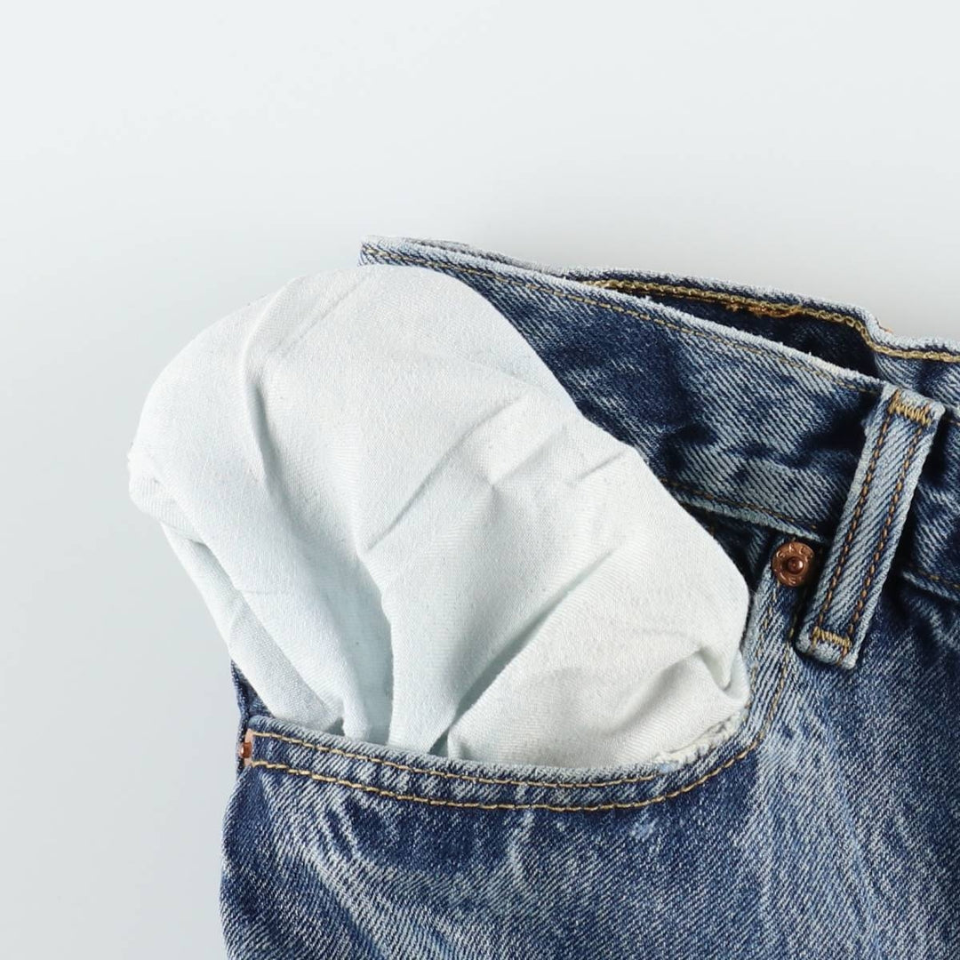 Levi's 501 straight denim pants for men, size W36 cotton blue type Vintage Second Hand