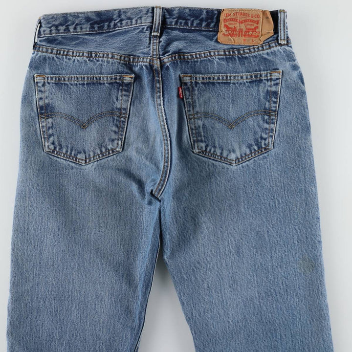 Levi's 501 straight denim pants for men, size W36 cotton blue type Vintage Second Hand