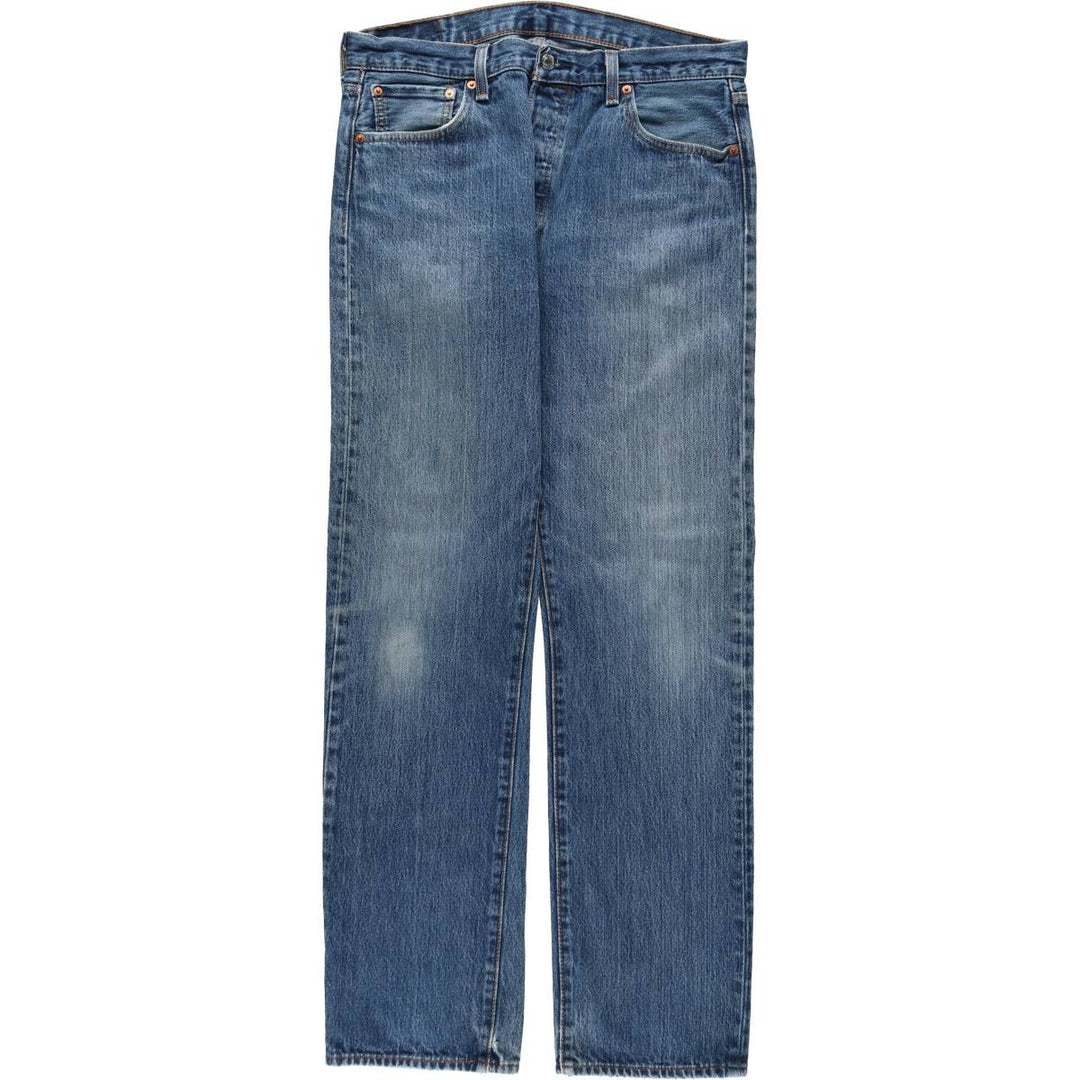 Levi's 501 straight denim pants for men, size W35 cotton blue type Vintage Second Hand