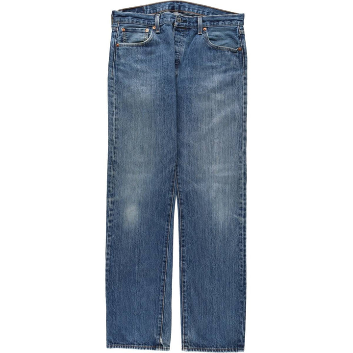 Levi's 501 straight denim pants for men, size W35 cotton blue type Vintage Second Hand