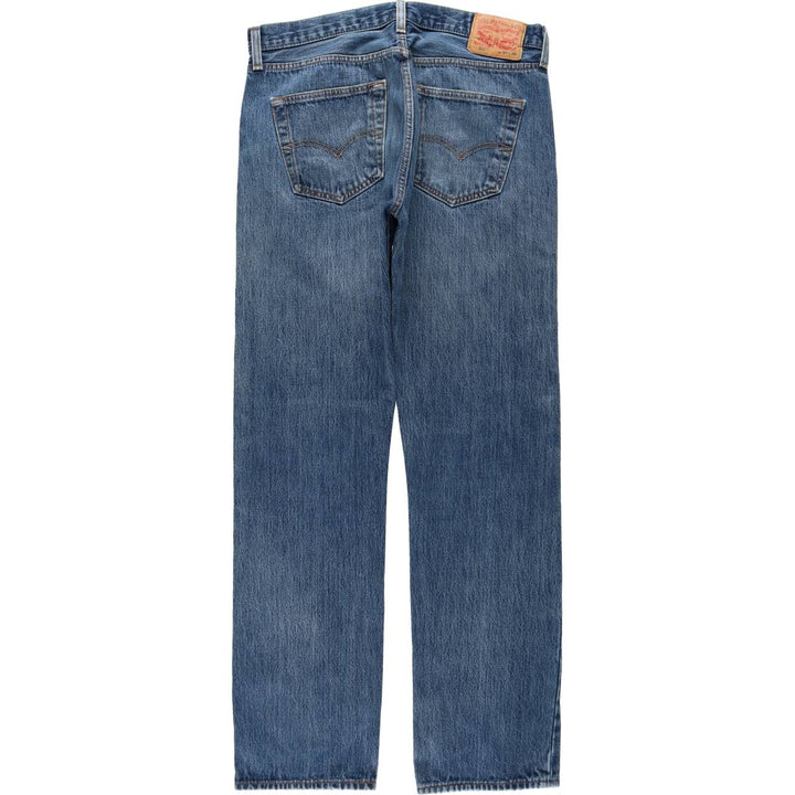 Levi's 501 straight denim pants for men, size W35 cotton blue type Vintage Second Hand