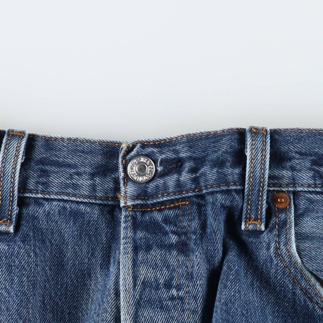 Levi's 501 straight denim pants for men, size W35 cotton blue type Vintage Second Hand