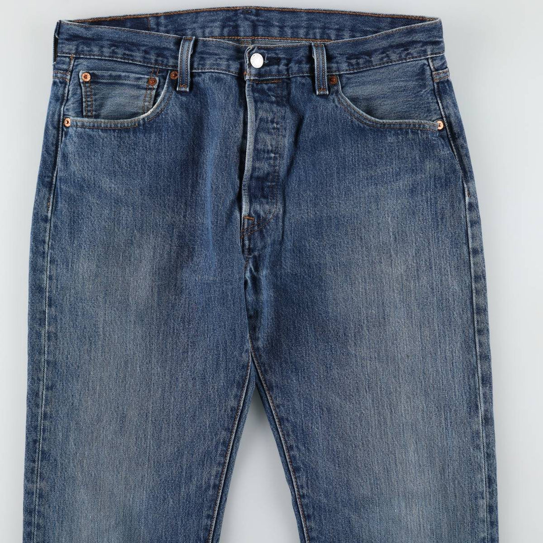 Levi's 501 straight denim pants for men, size W35 cotton blue type Vintage Second Hand