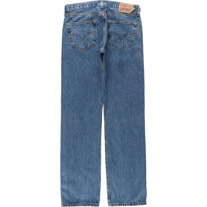 Levi's 501 straight denim pants for men, size W36 cotton blue type Vintage Second Hand