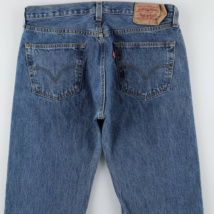 Levi's 501 straight denim pants for men, size W36 cotton blue type Vintage Second Hand