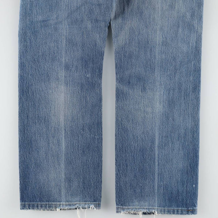 00'S Levi's 501 straight denim pants for men, size W34 cotton blue type Vintage Second Hand