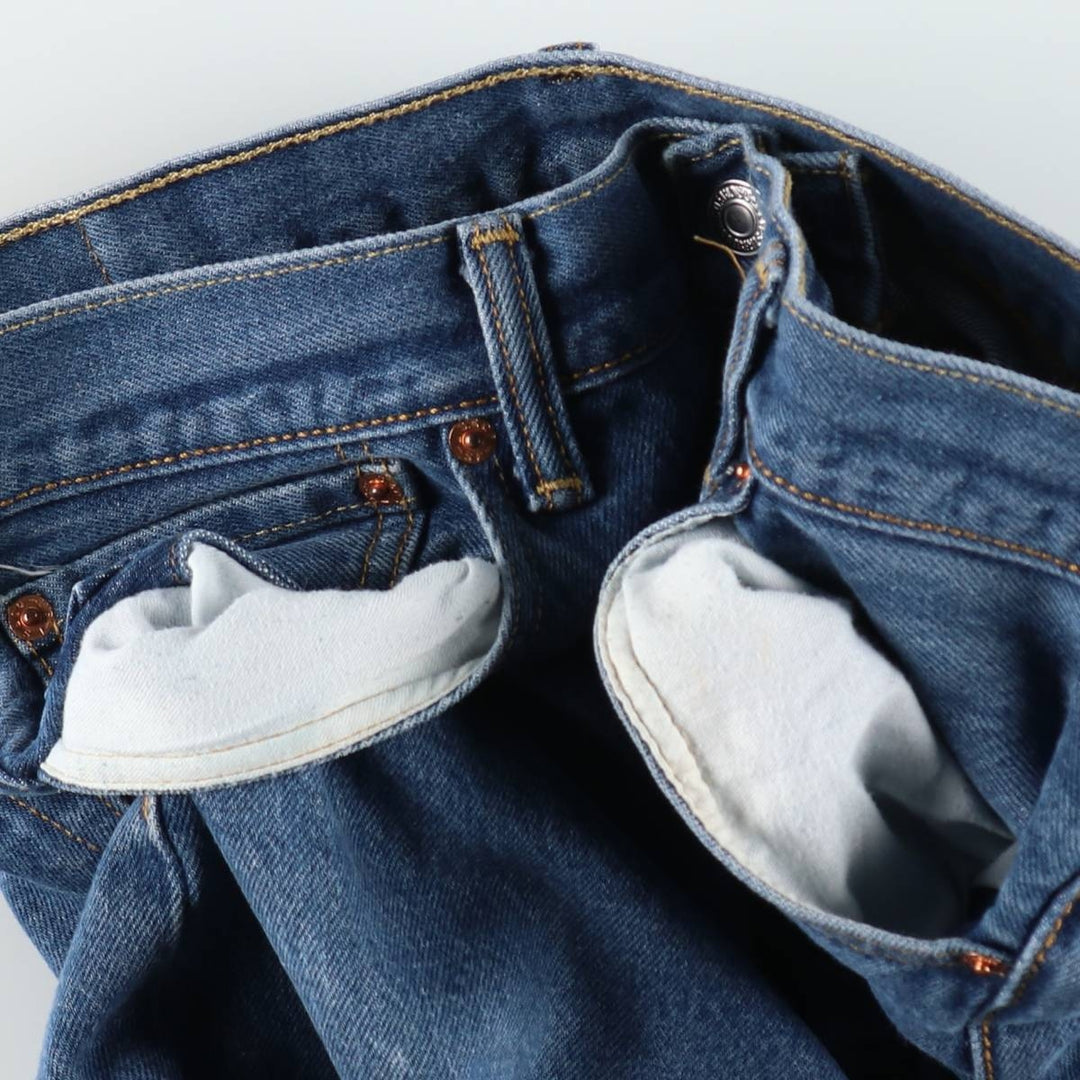 Levi's 501 straight denim pants for men, size W34 cotton blue type Vintage Second Hand