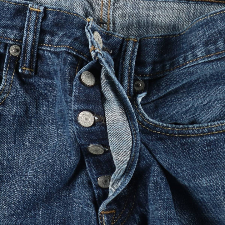 Levi's 501 straight denim pants for men, size W33 cotton blue type Vintage Second Hand