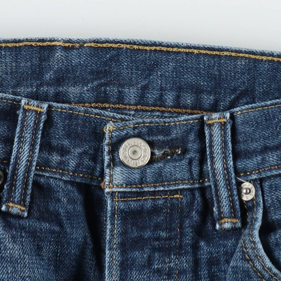 Levi's 501 straight denim pants for men, size W33 cotton blue type Vintage Second Hand