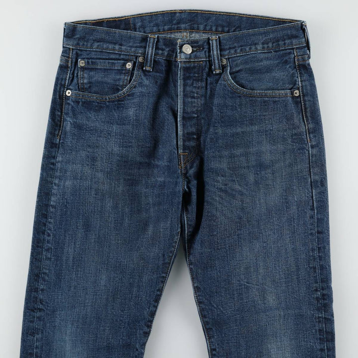Levi's 501 straight denim pants for men, size W33 cotton blue type Vintage Second Hand