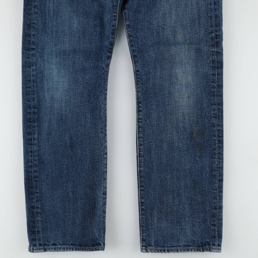 Levi's 501 straight denim pants for men, size W33 cotton blue type Vintage Second Hand