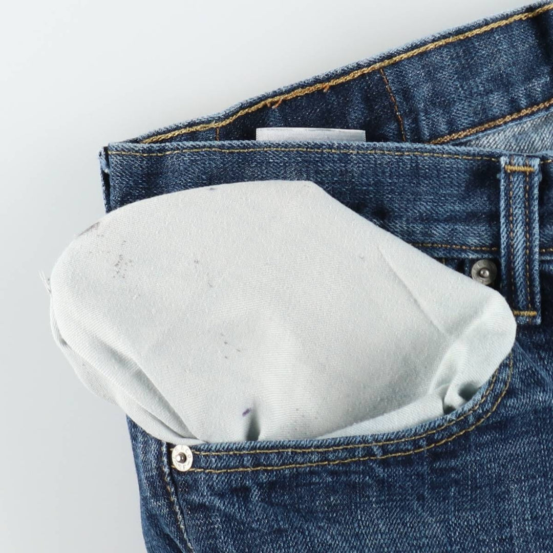 Levi's 501 straight denim pants for men, size W33 cotton blue type Vintage Second Hand
