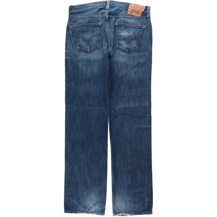 Levi's 501 Straight Leg Button-Fly Denim Pants, Men's, Size W35 cotton blue type Vintage Second Hand
