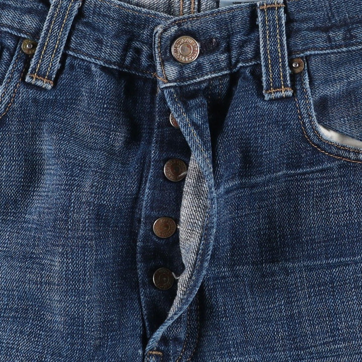 Levi's 501 Straight Leg Button-Fly Denim Pants, Men's, Size W35 cotton blue type Vintage Second Hand