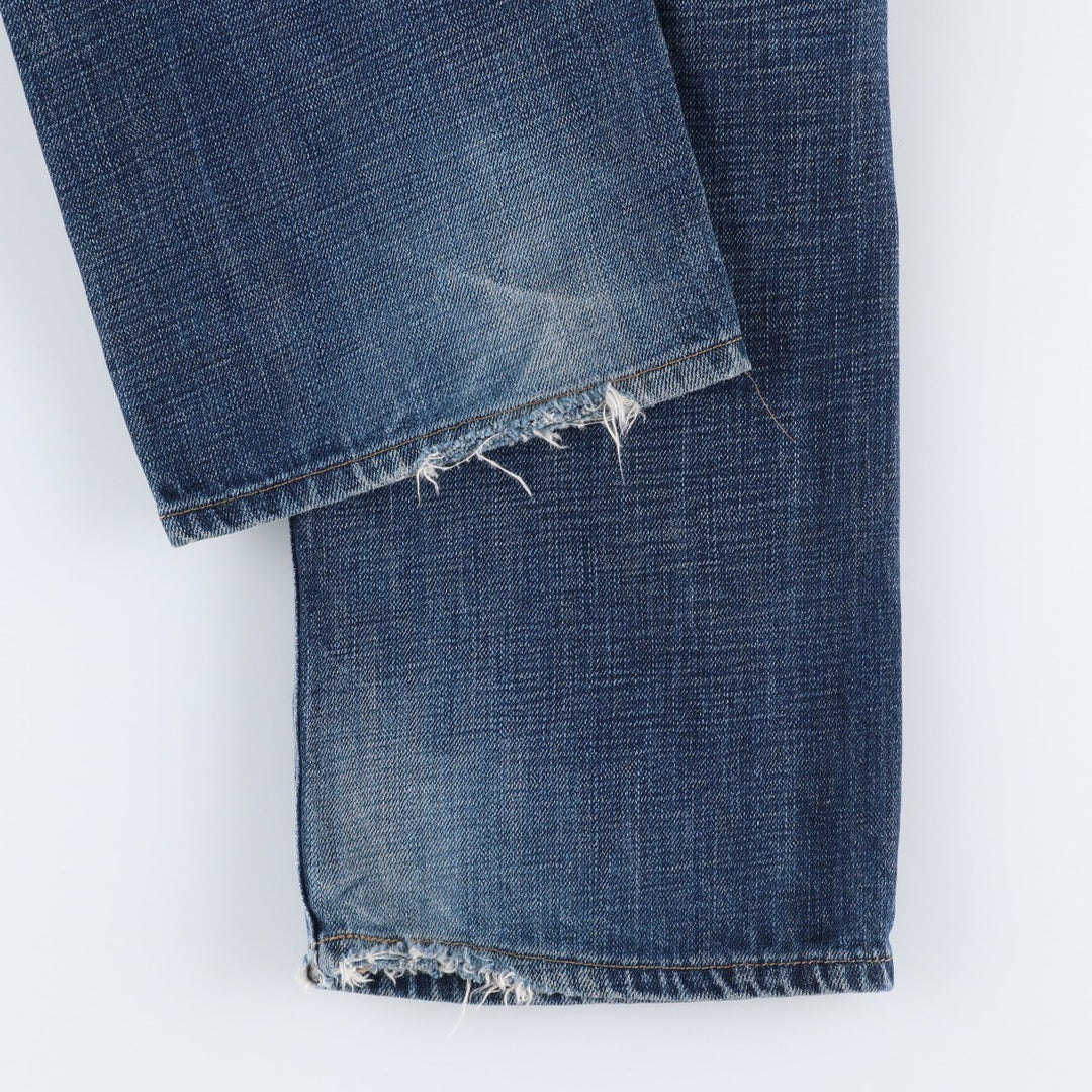 Levi's 501 Straight Leg Button-Fly Denim Pants, Men's, Size W35 cotton blue type Vintage Second Hand