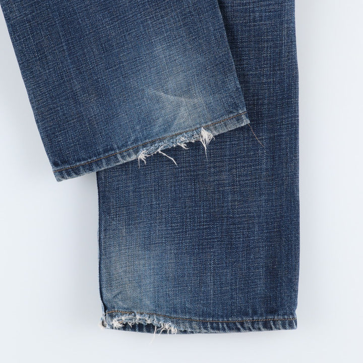 Levi's 501 Straight Leg Button-Fly Denim Pants, Men's, Size W35 cotton blue type Vintage Second Hand