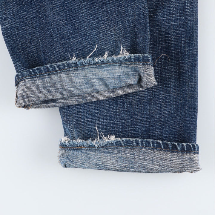 Levi's 501 Straight Leg Button-Fly Denim Pants, Men's, Size W35 cotton blue type Vintage Second Hand
