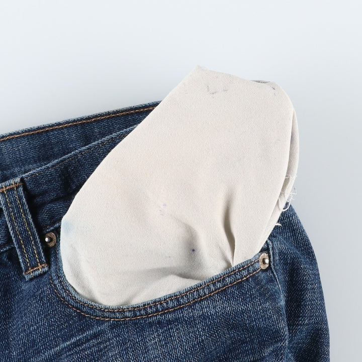 Levi's 501 Straight Leg Button-Fly Denim Pants, Men's, Size W35 cotton blue type Vintage Second Hand