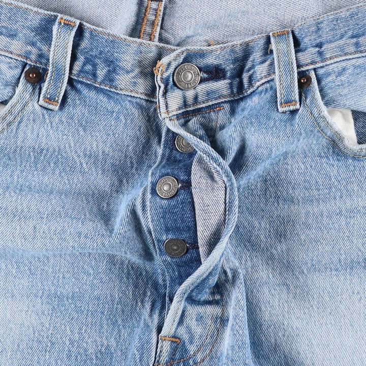 Levi's 501 straight denim pants for men, size W37 cotton blue type Vintage Second Hand
