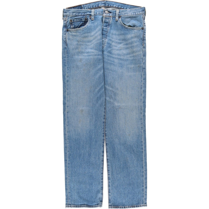 Levi's 501 straight denim pants for men, size W33 cotton blue type Vintage Second Hand