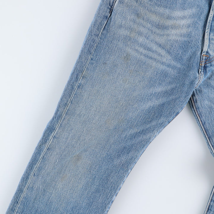 Levi's 501 straight denim pants for men, size W33 cotton blue type Vintage Second Hand