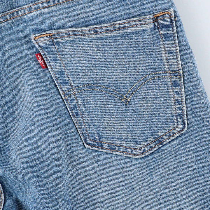 Levi's 501 straight denim pants for men, size W33 cotton blue type Vintage Second Hand