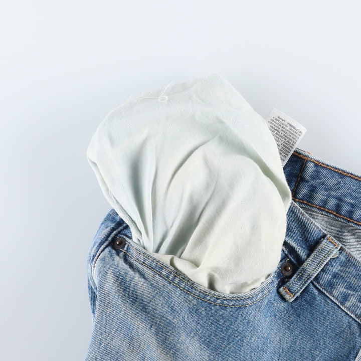 Levi's 501 straight denim pants for men, size W33 cotton blue type Vintage Second Hand