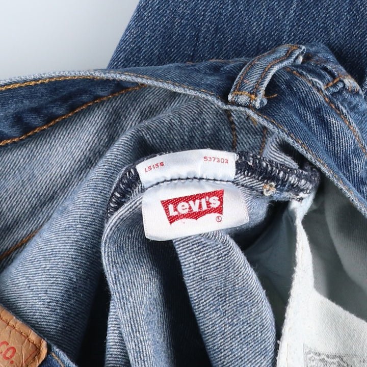 Levi's 501 straight denim pants for men, size W33 unclear blue type Vintage Second Hand