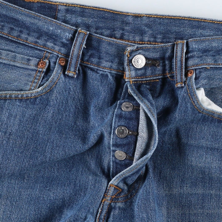 Levi's 501 straight denim pants for men, size W33 unclear blue type Vintage Second Hand